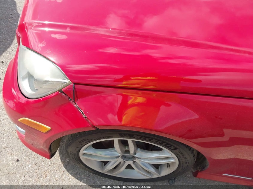 2012 Mercedes-benz C-klasse VIN WDDGF4HB3CA648141 IAAI salvage auction — LEFT FRONT, Original (Texas), sold $1,000 on 2026-08-19 (photo 6)