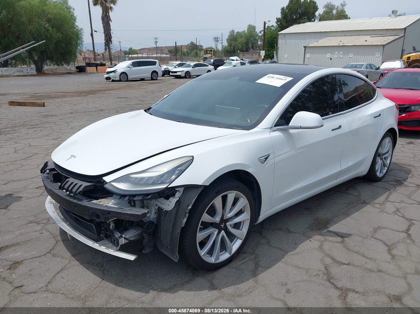2019 Tesla Model 3 VIN 5YJ3E1EA7KF402432 IAAI salvage auction — FRONT END, Wait Title, sold $6,650 on 2026-08-28 (photo 2)