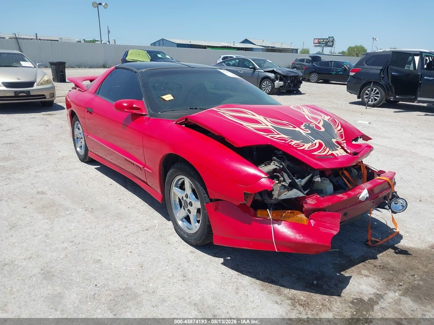 1996 Pontiac Firebird VIN 2G2FV22PXT2229407 IAAI salvage auction — FRONT END, Salvage (Texas), sold $750 on 2026-08-31 (photo 1)