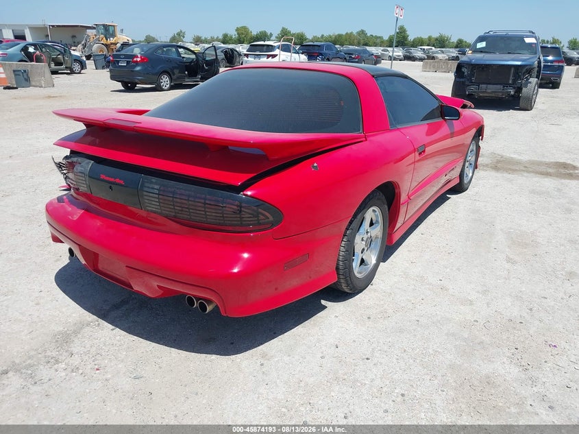 1996 Pontiac Firebird VIN 2G2FV22PXT2229407 IAAI salvage auction — FRONT END, Salvage (Texas), sold $750 on 2026-08-31 (photo 4)