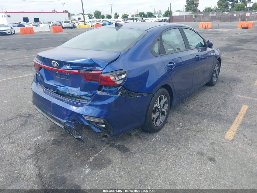 2020 Kia Forte VIN 3KPF24AD0LE204984 IAAI salvage auction — REAR END, Salvage (California), sold $3,750 on 2026-09-03 (photo 4)