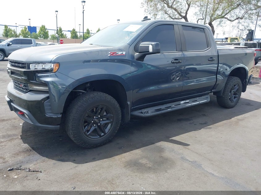 2020 Chevrolet Silverado VIN 3GCPYFED4LG270127 IAAI salvage auction — THEFT, Salvage Certificate (California), sold $22,250 on 2026-08-21 (photo 2)