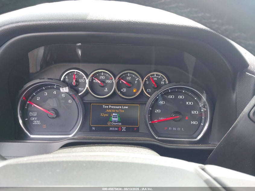 2020 Chevrolet Silverado VIN 3GCPYFED4LG270127 IAAI salvage auction — THEFT, Salvage Certificate (California), sold $22,250 on 2026-08-21 (photo 7)