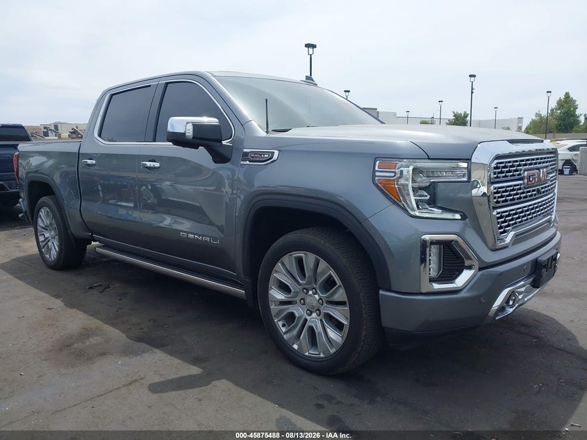 2021 Gmc SIERRA VIN 3GTU9FEL0MG299567 IAAI salvage auction — THEFT, Wait Title, sold $27,150 on 2026-08-21 (photo 1)