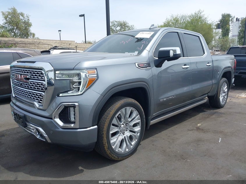 2021 Gmc SIERRA VIN 3GTU9FEL0MG299567 IAAI salvage auction — THEFT, Wait Title, sold $27,150 on 2026-08-21 (photo 2)