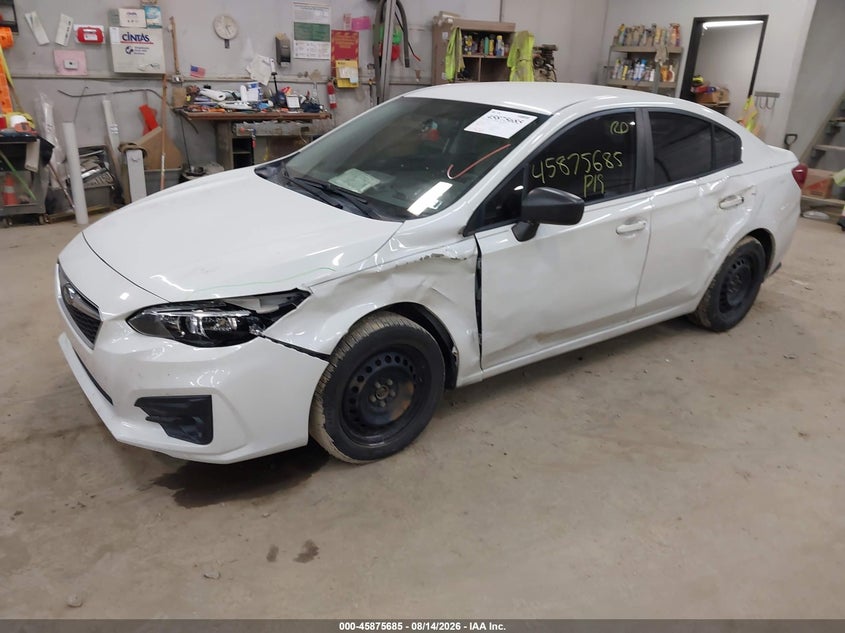 2019 Subaru Impreza VIN 4S3GKAA63K1604642 IAAI salvage auction — Left Front, Salvage, sold $1,600 on 2026-10-15 (photo 2)