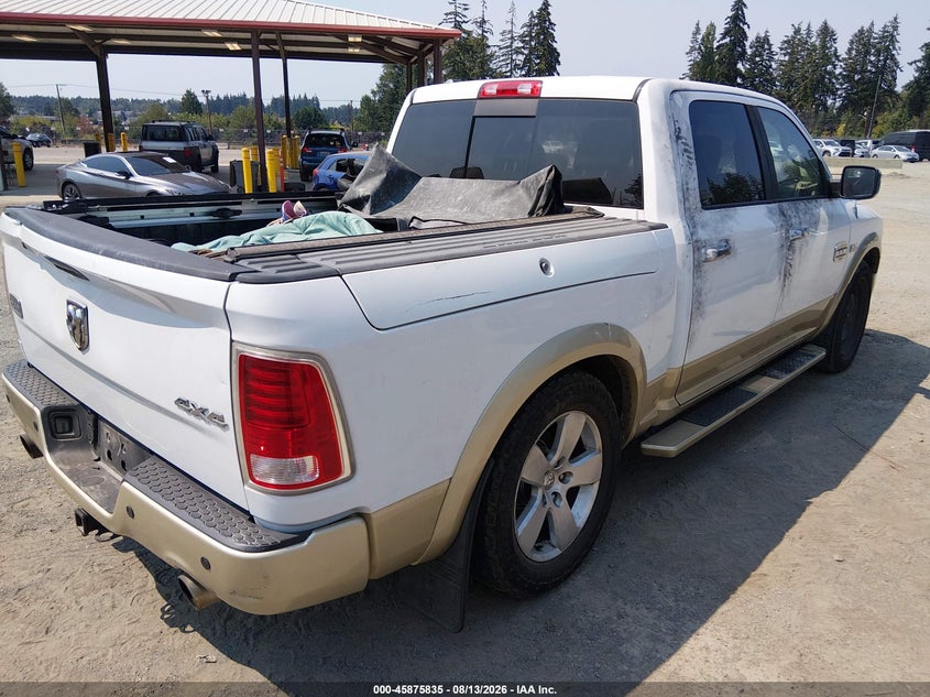 2013 Ram 1500 VIN 1C6RR7PT4DS601791 IAAI salvage auction — BIOHAZARD/CHEMICAL, Wait Title, sold $2,550 on 2026-10-08 (photo 4)
