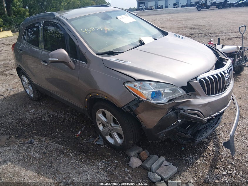 2015 Buick Encore VIN KL4CJCSB7FB139155 IAAI salvage auction — FRONT END, Wait Title, sold $1,200 on 2026-09-25 (photo 1)