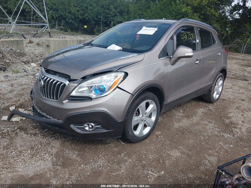 2015 Buick Encore VIN KL4CJCSB7FB139155 IAAI salvage auction — FRONT END, Wait Title, sold $1,200 on 2026-09-25 (photo 2)