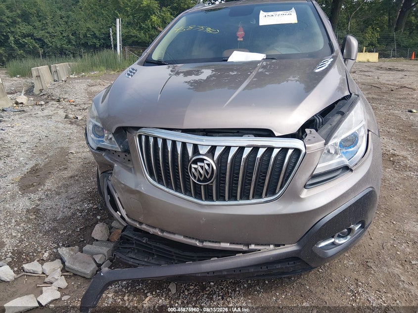 2015 Buick Encore VIN KL4CJCSB7FB139155 IAAI salvage auction — FRONT END, Wait Title, sold $1,200 on 2026-09-25 (photo 6)