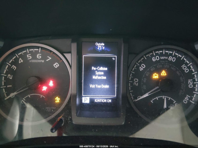 2019 Toyota Tacoma VIN 3TMAZ5CN6KM108296 IAAI salvage auction — THEFT, Salvage (California), sold $9,600 on 2026-08-20 (photo 7)