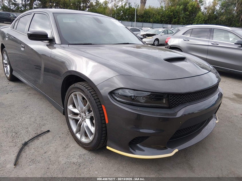 2023 Dodge Charger VIN 2C3CDXMG1PH640763 IAAI salvage auction — LEFT REAR, Salvage (California), sold $10,600 on 2026-08-20 (photo 1)