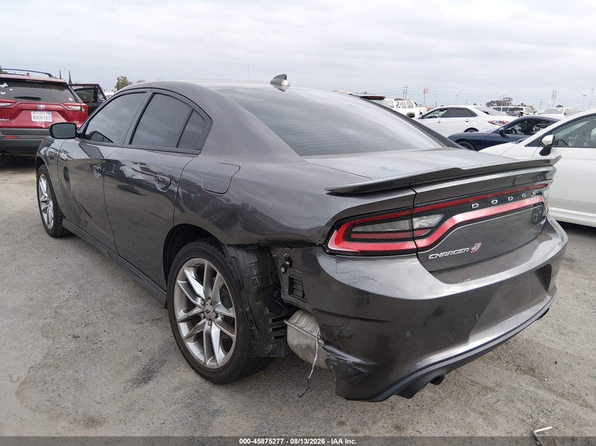 2023 Dodge Charger VIN 2C3CDXMG1PH640763 IAAI salvage auction — LEFT REAR, Salvage (California), sold $10,600 on 2026-08-20 (photo 3)