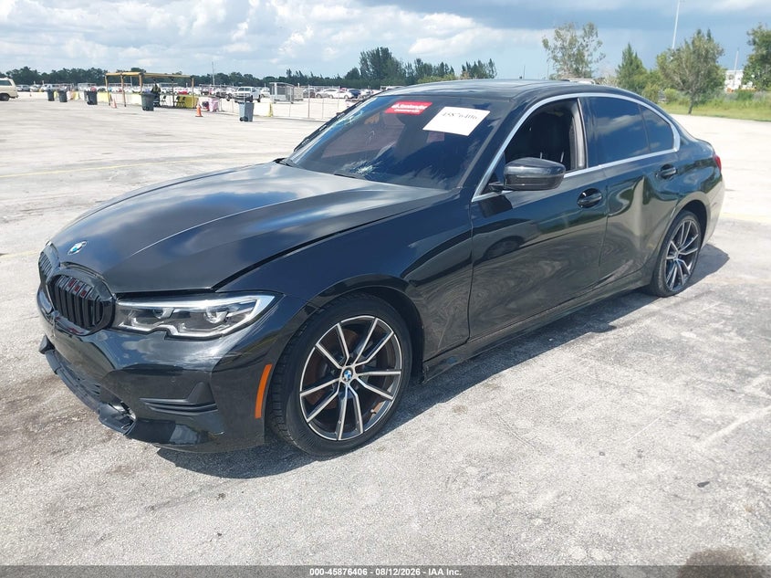 2019 BMW 3er VIN WBA5R1C53KAK10398 IAAI salvage auction — VANDALISM, Salvage Title, sold $8,450 on 2026-08-20 (photo 2)