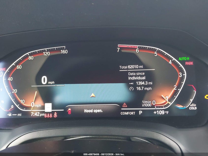 2019 BMW 3er VIN WBA5R1C53KAK10398 IAAI salvage auction — VANDALISM, Salvage Title, sold $8,450 on 2026-08-20 (photo 7)