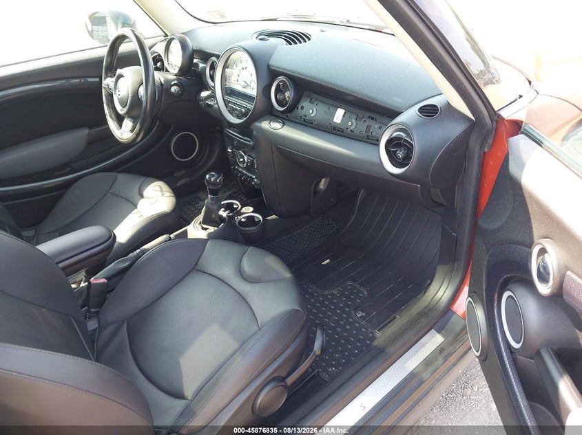 2012 Mini Cooper VIN WMWSV3C56CTY18240 IAAI salvage auction — LEFT FRONT, Clear (Virginia), sold $750 on 2026-09-03 (photo 5)