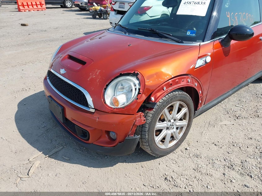 2012 Mini Cooper VIN WMWSV3C56CTY18240 IAAI salvage auction — LEFT FRONT, Clear (Virginia), sold $750 on 2026-09-03 (photo 6)