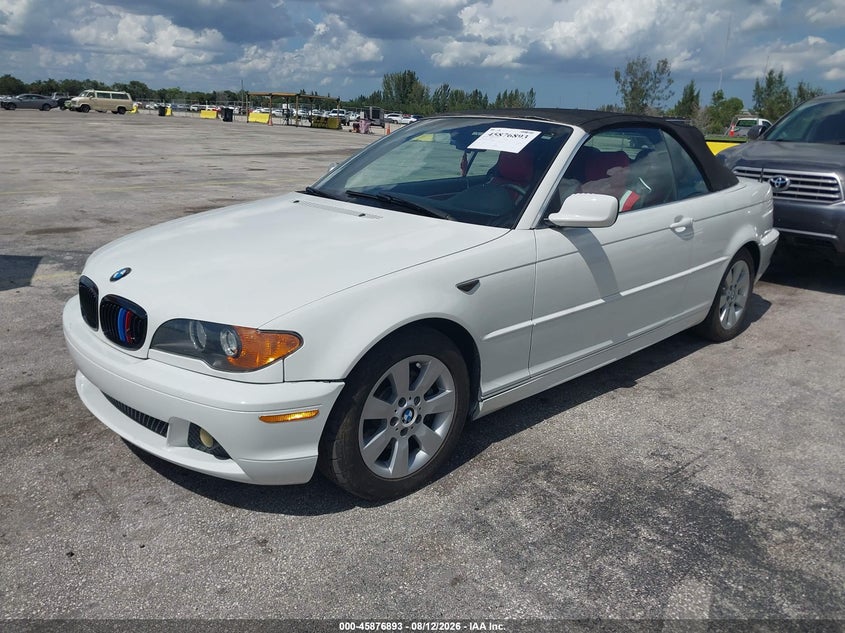 2005 BMW 3 series VIN WBABW33405PL37240 IAAI salvage auction — UNKNOWN, Regular Certificate (Iowa), sold $375 on 2026-08-20 (photo 2)