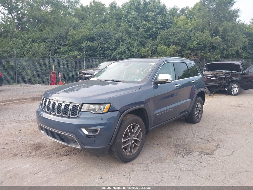 2019 Jeep Grand cherokee VIN 1C4RJFBGXKC727181 IAAI salvage auction — UNKNOWN, Wait Title, sold $4,050 on 2026-08-19 (photo 2)