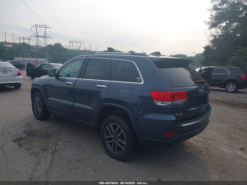 2019 Jeep Grand cherokee VIN 1C4RJFBGXKC727181 IAAI salvage auction — UNKNOWN, Wait Title, sold $4,050 on 2026-08-19 (photo 3)
