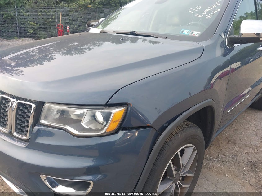 2019 Jeep Grand cherokee VIN 1C4RJFBGXKC727181 IAAI salvage auction — UNKNOWN, Wait Title, sold $4,050 on 2026-08-19 (photo 6)
