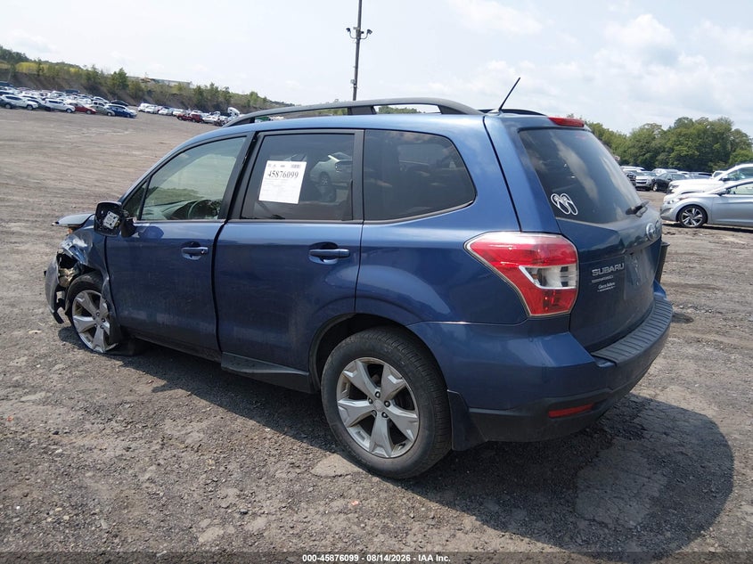 2014 Subaru Forester VIN JF2SJAEC1EH477349 IAAI salvage auction — LEFT FRONT, Wait Title, sold $550 on 2026-09-30 (photo 3)