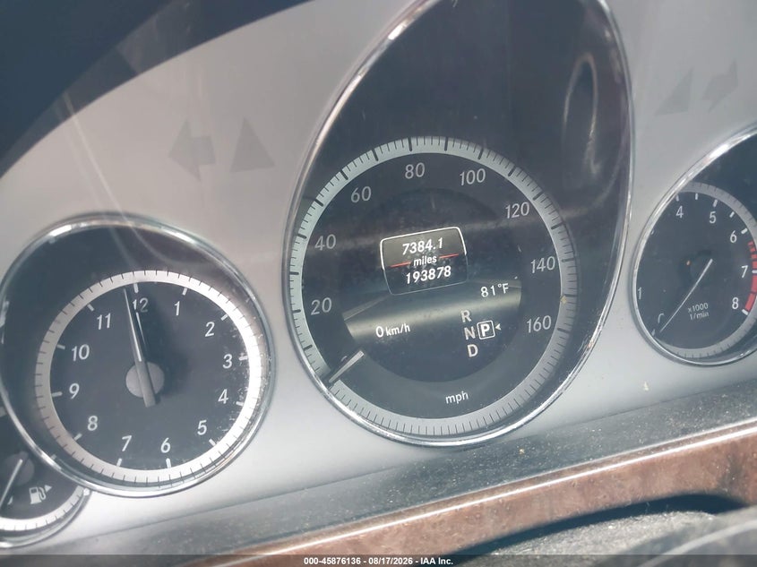 2013 Mercedes-benz E-klasse VIN WDDHF8JB9DA718930 IAAI salvage auction — NORMAL WEAR, Clear (Indiana), sold $525 on 2026-08-19 (photo 7)