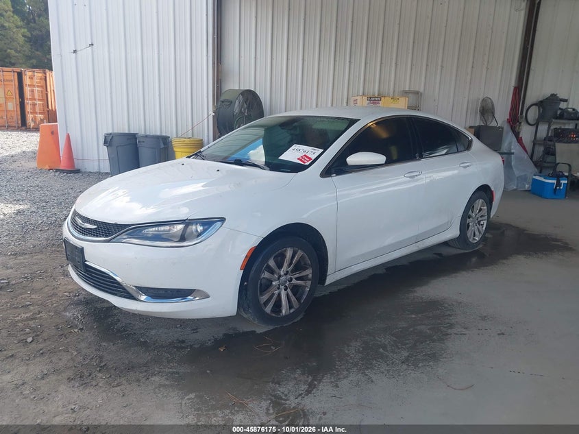 2015 Chrysler 200 VIN 1C3CCCAB5FN570128 IAAI salvage auction — Normal Wear & Tear, Clear, sold $550 on 2026-10-19 (photo 2)