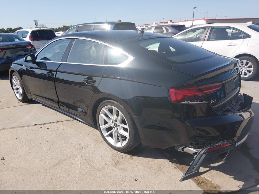 2024 Audi A5 VIN WAUFACF50RA049733 IAAI salvage auction — REAR END, Enterprise Vehicles Clear Only (Texas), sold $17,900 on 2026-08-24 (photo 3)