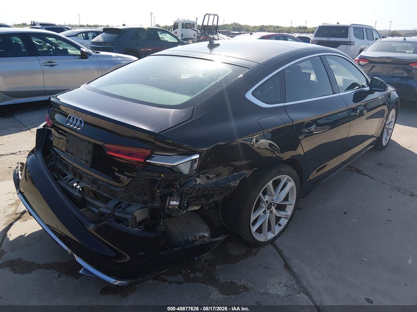 2024 Audi A5 VIN WAUFACF50RA049733 IAAI salvage auction — REAR END, Enterprise Vehicles Clear Only (Texas), sold $17,900 on 2026-08-24 (photo 4)
