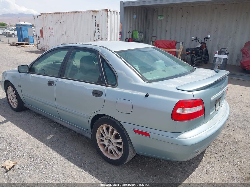 2003 Volvo S40 VIN YV1VS27523F992568 IAAI salvage auction — NORMAL WEAR, Clear (California), sold $150 on 2026-08-20 (photo 3)