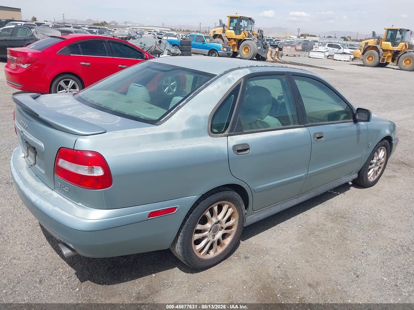 2003 Volvo S40 VIN YV1VS27523F992568 IAAI salvage auction — NORMAL WEAR, Clear (California), sold $150 on 2026-08-20 (photo 4)