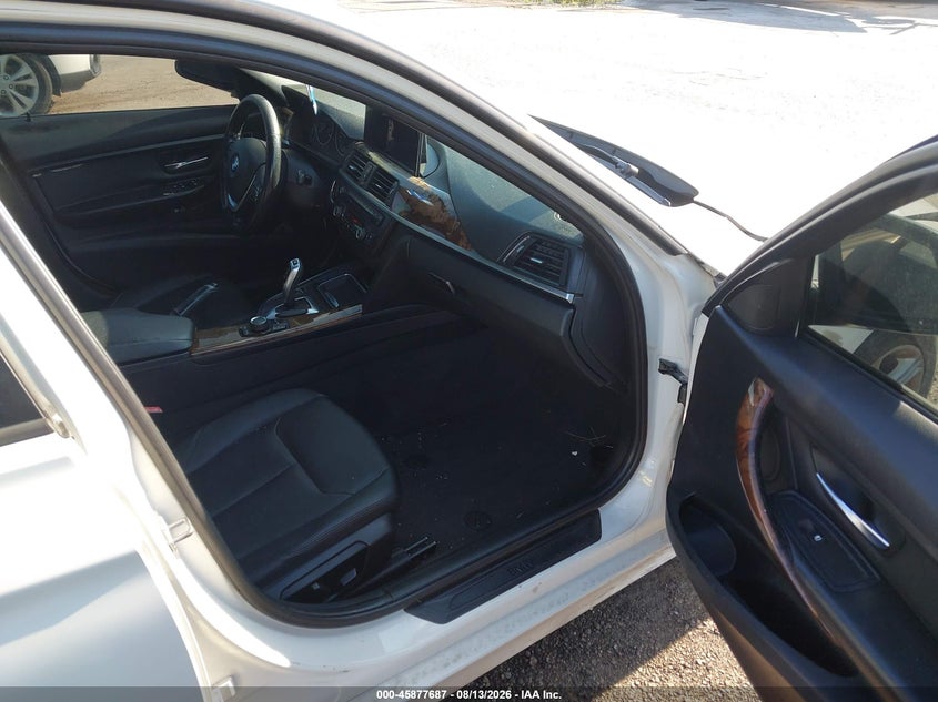 2014 BMW 3er VIN WBA3B5G57ENS08762 IAAI salvage auction — FRONT END, Clear (Florida), sold $425 on 2026-08-19 (photo 5)