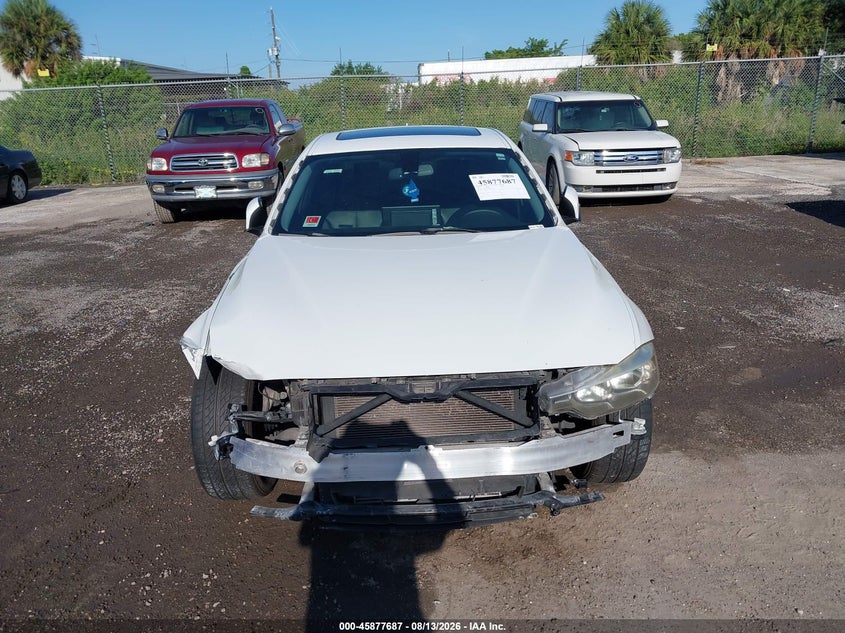 2014 BMW 3er VIN WBA3B5G57ENS08762 IAAI salvage auction — FRONT END, Clear (Florida), sold $425 on 2026-08-19 (photo 6)