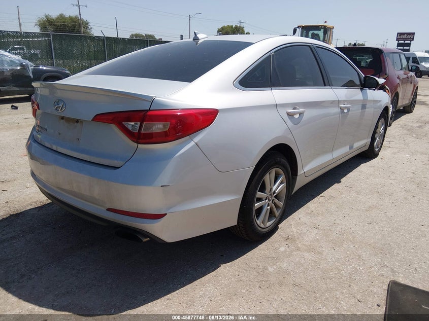 2017 Hyundai Sonata VIN 5NPE24AF4HH582936 IAAI salvage auction — FRONT END, Wait Title, sold $1,225 on 2026-09-29 (photo 4)