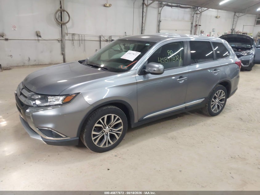 2017 Mitsubishi Outlander VIN JA4AZ3A39HZ052149 IAAI salvage auction — HAIL, Salvage (Pennsylvania), sold $2,150 on 2026-08-23 (photo 2)