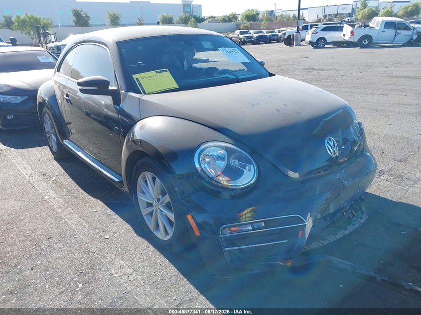 2017 Volkswagen Beetle VIN 3VWJ17AT7HM615217 IAAI salvage auction — FRONT END, Salvage Title, sold $2,900 on 2026-08-21 (photo 1)