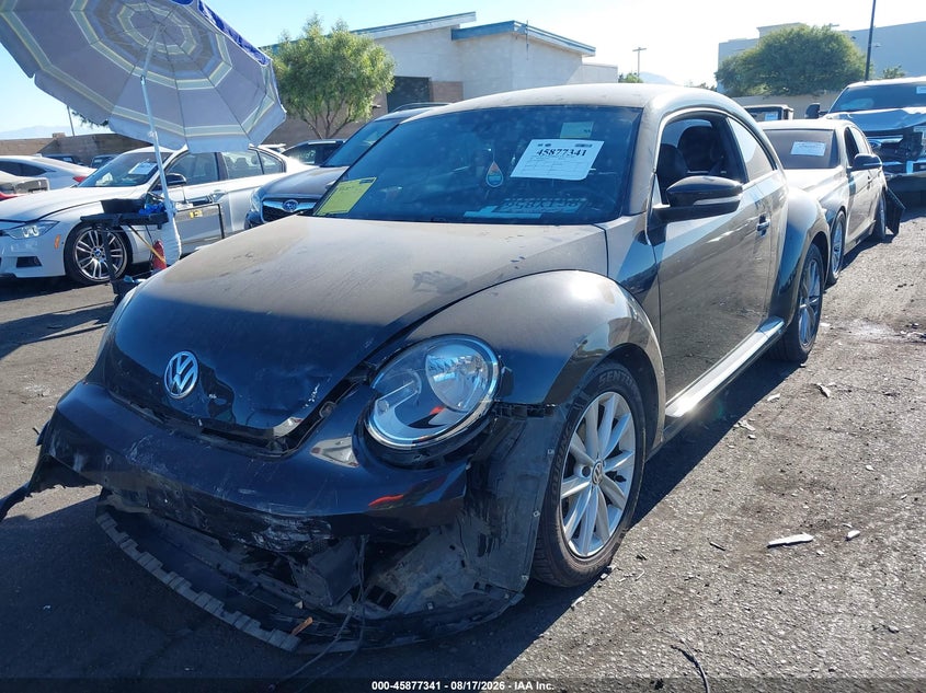 2017 Volkswagen Beetle VIN 3VWJ17AT7HM615217 IAAI salvage auction — FRONT END, Salvage Title, sold $2,900 on 2026-08-21 (photo 2)