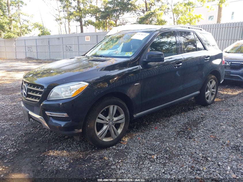 2012 Mercedes-benz M-klasse VIN 4JGDA5HB9CA010053 IAAI salvage auction — RIGHT SIDE, Salvage (New Jersey), sold $3,825 on 2026-09-04 (photo 2)