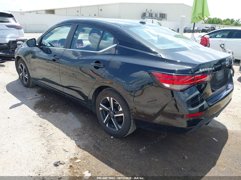2025 Nissan Sentra VIN 3N1AB8CV8SY357233 IAAI salvage auction — FRONT END, Salvage Title, sold $8,100 on 2026-08-19 (photo 3)