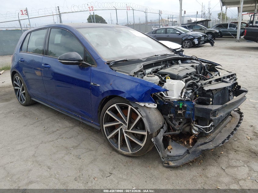 2018 Volkswagen Golf r VIN WVWVF7AU7JW197259 — IAAI salvage auction photo