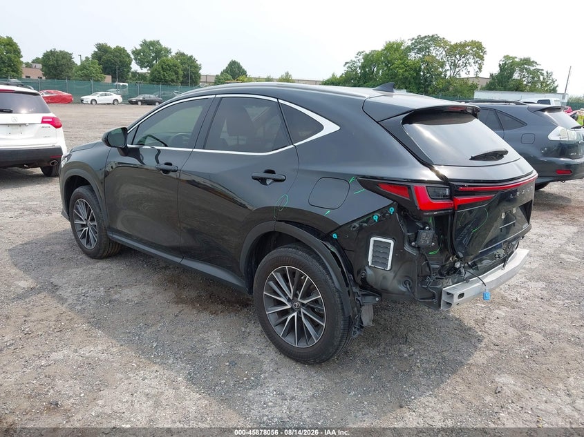 2023 Lexus Nx VIN JTJGDCAZ3P5011585 IAAI salvage auction — REAR END, Wait Title, sold $22,600 on 2026-09-25 (photo 3)