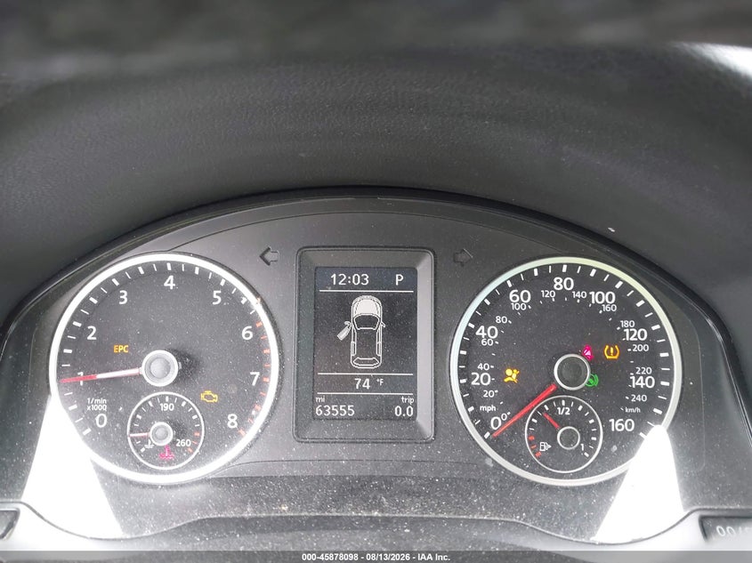 2014 Volkswagen Tiguan VIN WVGAV3AX7EW591723 IAAI salvage auction — UNKNOWN, Clear - Dealer Only (California), sold $2,000 on 2026-08-19 (photo 7)