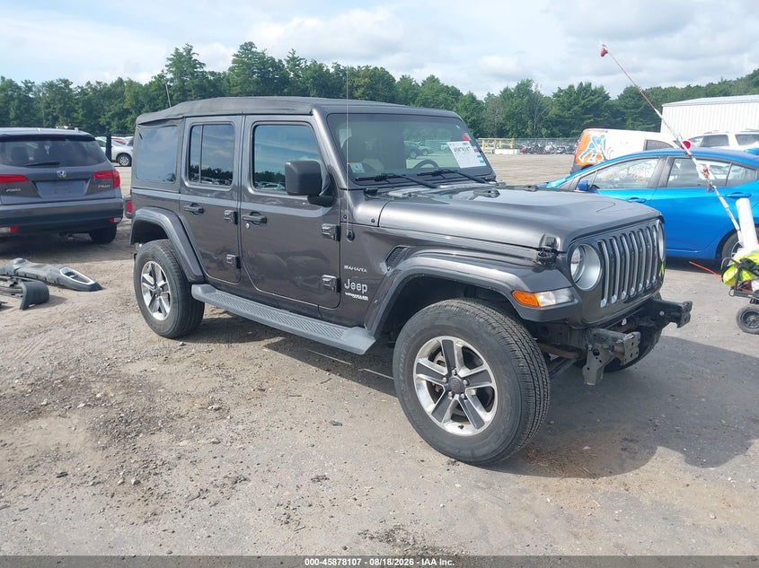 2019 Jeep Wrangler / VIN 1C4HJXEG4KW576012 — IAAI salvage auction photo