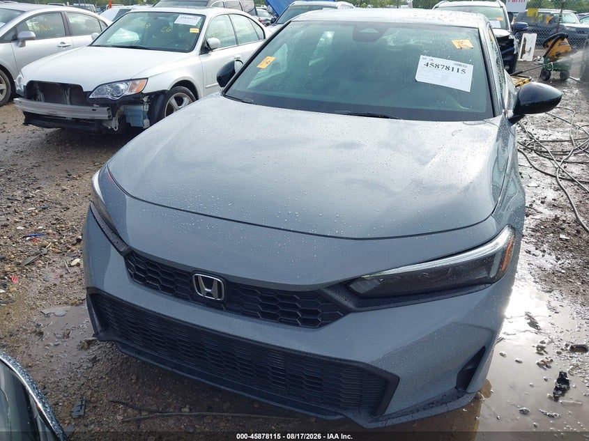 2025 Honda Civic VIN 19XFL2H82SE023877 IAAI salvage auction — WATER/FLOOD, Salvage (Ohio), sold $7,600 on 2026-08-22 (photo 6)