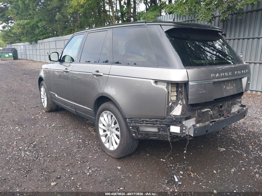 2019 Land rover RANGE ROVER VIN SALGS2SV6KA543727 IAAI salvage auction — FRONT & REAR, Salvage Title, sold $6,700 on 2026-09-16 (photo 3)