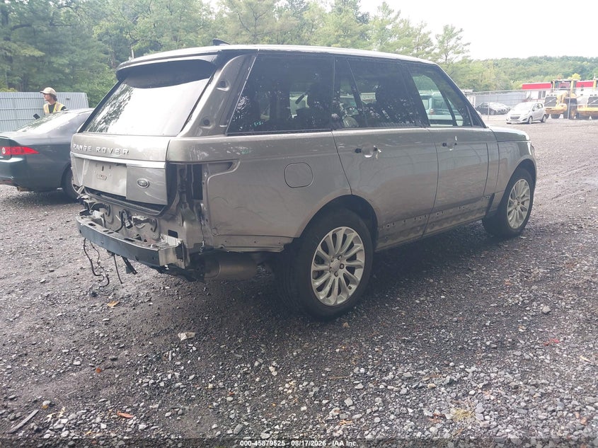 2019 Land rover RANGE ROVER VIN SALGS2SV6KA543727 IAAI salvage auction — FRONT & REAR, Salvage Title, sold $6,700 on 2026-09-16 (photo 4)