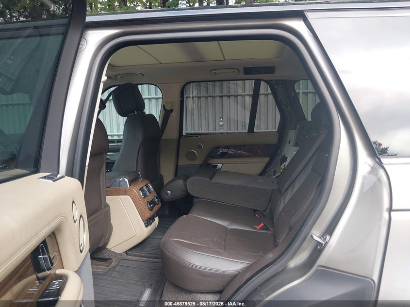 2019 Land rover RANGE ROVER VIN SALGS2SV6KA543727 IAAI salvage auction — FRONT & REAR, Salvage Title, sold $6,700 on 2026-09-16 (photo 8)