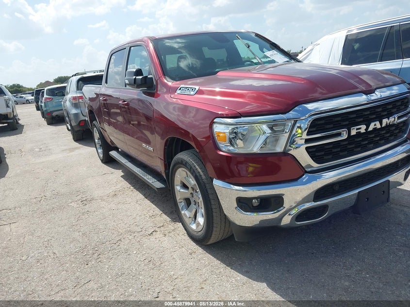2022 RAM 1500 VIN 1C6RREFT4NN126908 IAAI salvage auction — Electrical, Salvage, sold $10,700 on 2026-10-14 (photo 1)