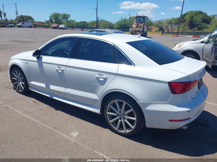 2016 Audi A3 VIN WAUJ8GFF0G1063649 IAAI salvage auction — NORMAL WEAR, Salvage Title (Hawaii), sold $25 on 2026-09-15 (photo 3)